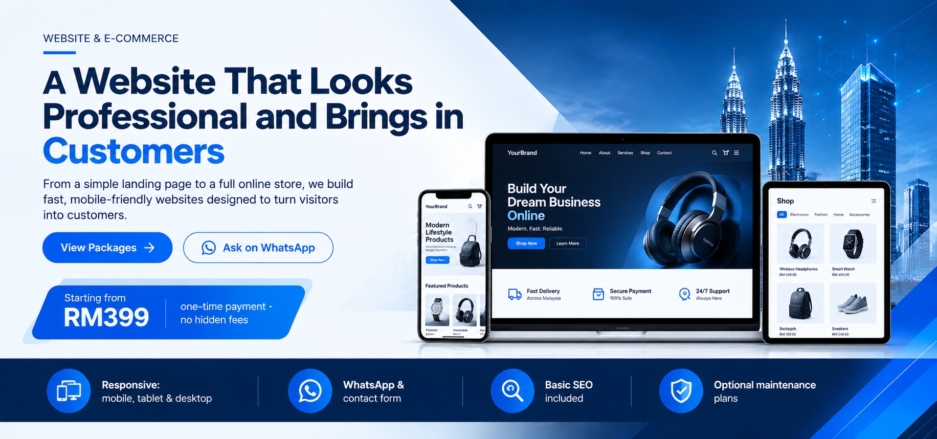 Website & E-Commerce Packages - FADTECH Solutions